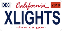 Custom xLights License Plates