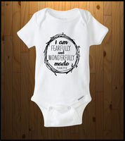 Fearfully and Wonderfully Made (Baby Onesies)