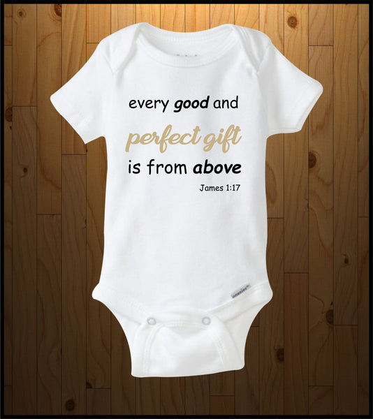 Every Good and Perfect Gift (Baby Onesies)