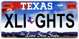 Custom xLights License Plates