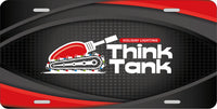 Custom Think Tank License Plate
