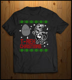 T-Rex Ugly Christmas T-shirts