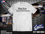 #Actor [Customized with your name]
